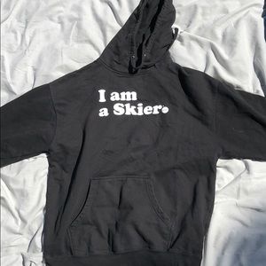 Line skiing hoodie